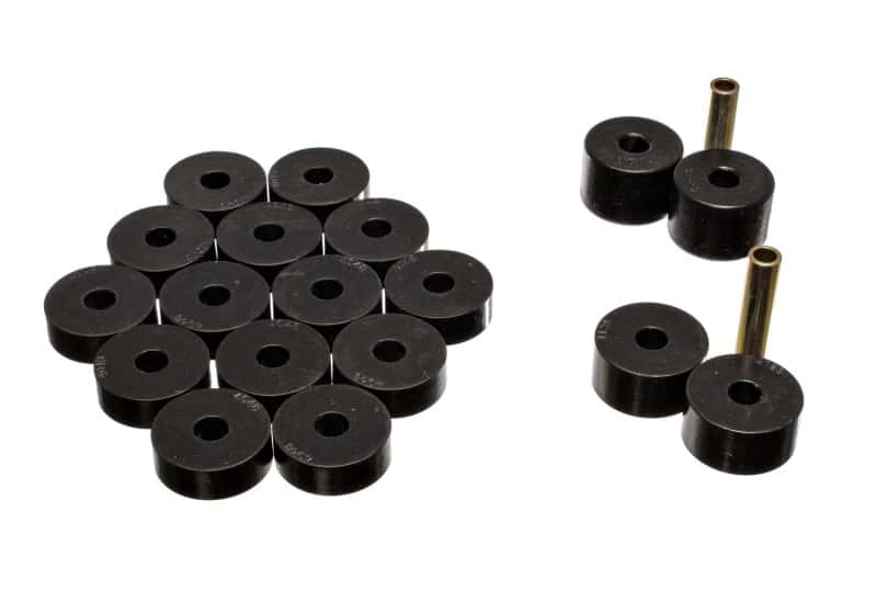Energy Suspension — Energy Suspension 74-75 Jeep CJ5/CJ7/CJ8 Scrambler Black Body (Cab) Mount Set
BodyMntBshKt - view 2