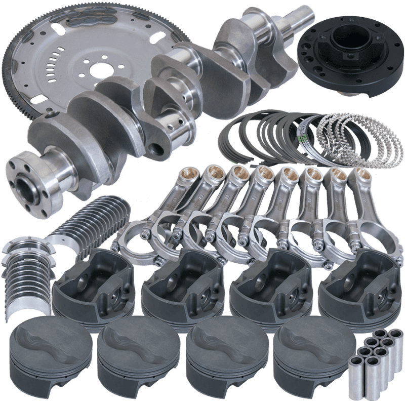 Eagle — Eagle Ford 302 3.400in Crank 5.400in I-Beam Rods 4.000in Pistons 164 Tooth FP Balanced Assembly
Bal Str & Strip Assy - view 1