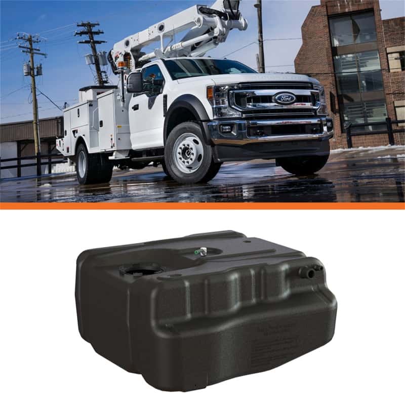 Titan Fuel Tanks — Titan Fuel Tanks 17-22 Ford F-350/F-450/F-550 40 Gallon After-Axle Auxiliary Fuel Tank System
Fuel Tank - view 5