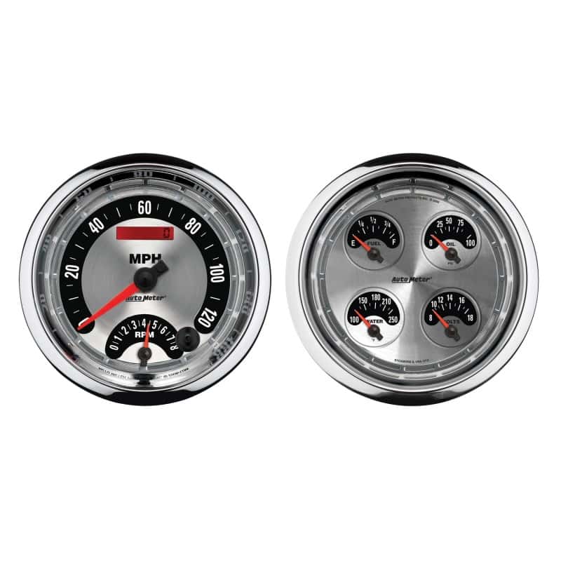 AutoMeter — Autometer 5inch Kit Box - Tach Speedo Combo / Oil Pressure / Water Temp / Volt / Fuel Leve
GA KT 5" Q RPM/SP AM - view 2