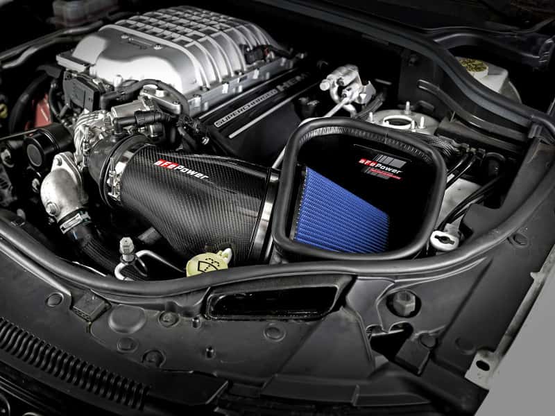 aFe — aFe Track Series Carbon Fiber Pro 5R AIS - 2018 Jeep Grand Cherokee Trackhawk (WK2) V8-6.2L(SC)
Track Series Intake - view 8