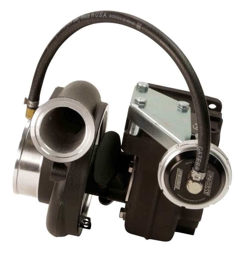 Fleece Performance — Fleece Performance 94-02 HX35 63mm FMW Holset Cheetah Turbocharger
Turbo - view 5