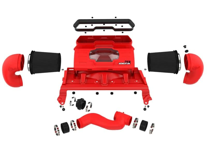 aFe — aFe 21-23 Dodge RAM 1500 TRX V8-6.2L Momentum GT Intake- Red
Momentum GT Intake - view 4