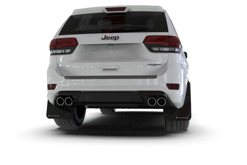 Rally Armor — Rally Armor 18-22 Jeep Grand Cherokee SRT Trackhawk Black UR Mud Flap - White Logo
Mud Flap - view 3