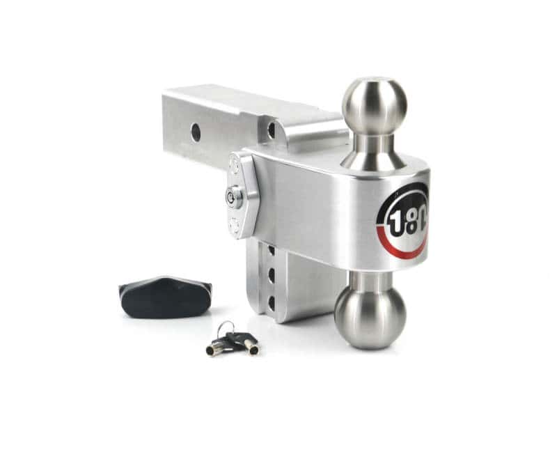 Weigh Safe — Weigh Safe 180 Hitch 4in Drop Hitch & 2.5in Shank (10K/18.5K GTWR) - Aluminum - view 1
