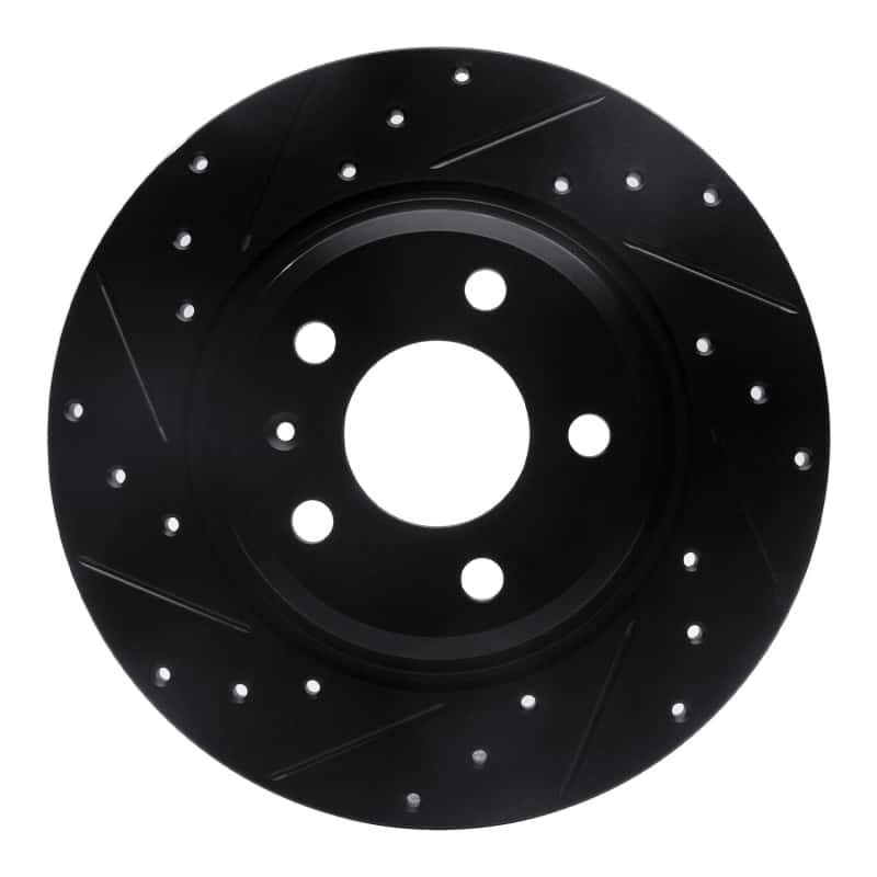 R1 Concepts — R1 09-25 Audi A4 Left Drilled & Slotted Black Brake Rotor
R1 Brake Rotor Drill - view 1