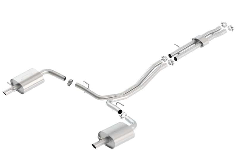 Borla — Borla 2016 Ford Explorer 3.5L EcoBoost Dual Split Rear Ext SS S-Type CB Exhaust (No Tips)
Cat-Back System - view 3