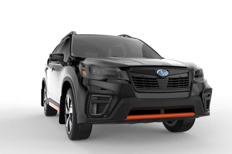Rally Armor — Rally Armor 19-21 Subaru Forester Black UR Mud Flap w/ Red Logo
Mud Flap - view 5
