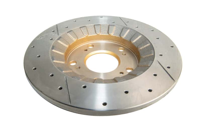 DBA — DBA 00-09 Honda S2000 Rear Street Series Drilled & Slotted Rotor w/Gold Hat
Brake Rotor - view 2