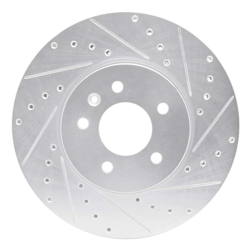 R1 Concepts — R1 13-25 Cadillac ATS Front Right Drilled & Slotted Silver Brake Rotor
R1 Brake Rotor Drill - view 1