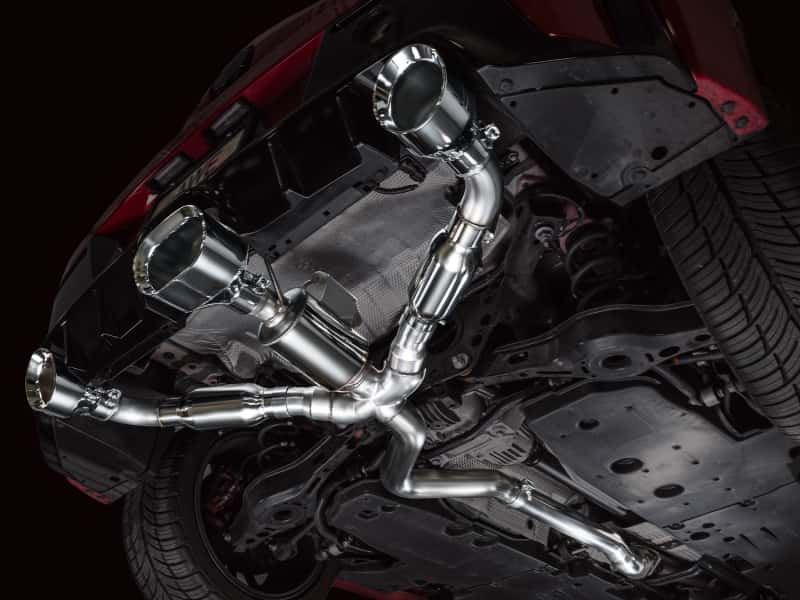 AWE Tuning — AWE 23-24 Toyota GR Corolla Track Edition Catback Exhaust - Chrome Silver Tips
Track Catback - view 5