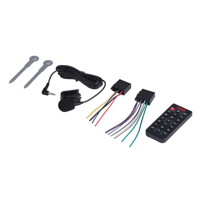 DS18 — DS18 Single Din Headunit Full DSP Bluetooth USB 3 Zones RGB illumination - view 2