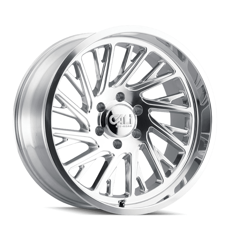 Cali Off-Road — Cali Off-Road 9114 Purge 24x14 / 8x170 BP / -76mm Offset / 125.2mm Hub Polished Wheel
9114 - view 1