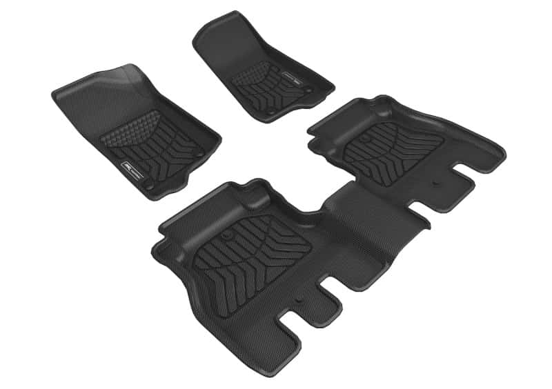 3D MAXpider — 3D MAXpider 18-24 Jeep Wrangler JL Unlimited Maxtrac Black R1 R2
Floor Mat Set - view 1