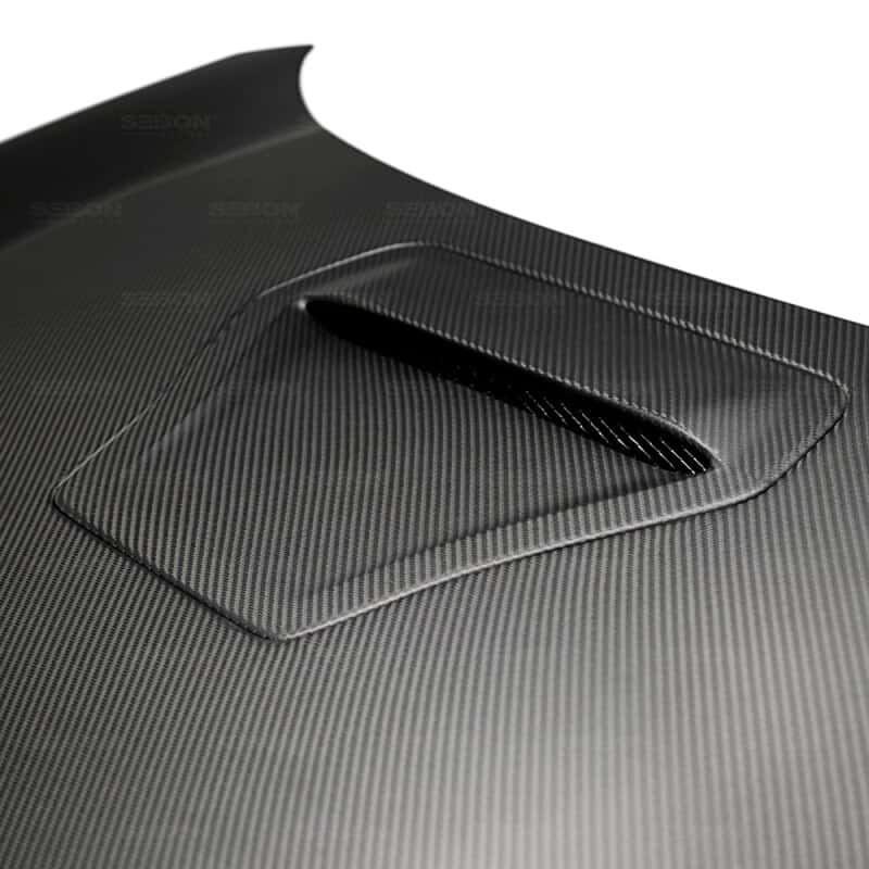 Seibon — Seibon 17-18 Honda Civic Type-R OEM-Style Dry Carbon Fiber Hood - view 8