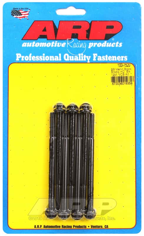 ARP — ARP Merlin Block BRodix Head BB 12pt Valve Cover Bolt Kit - view 1