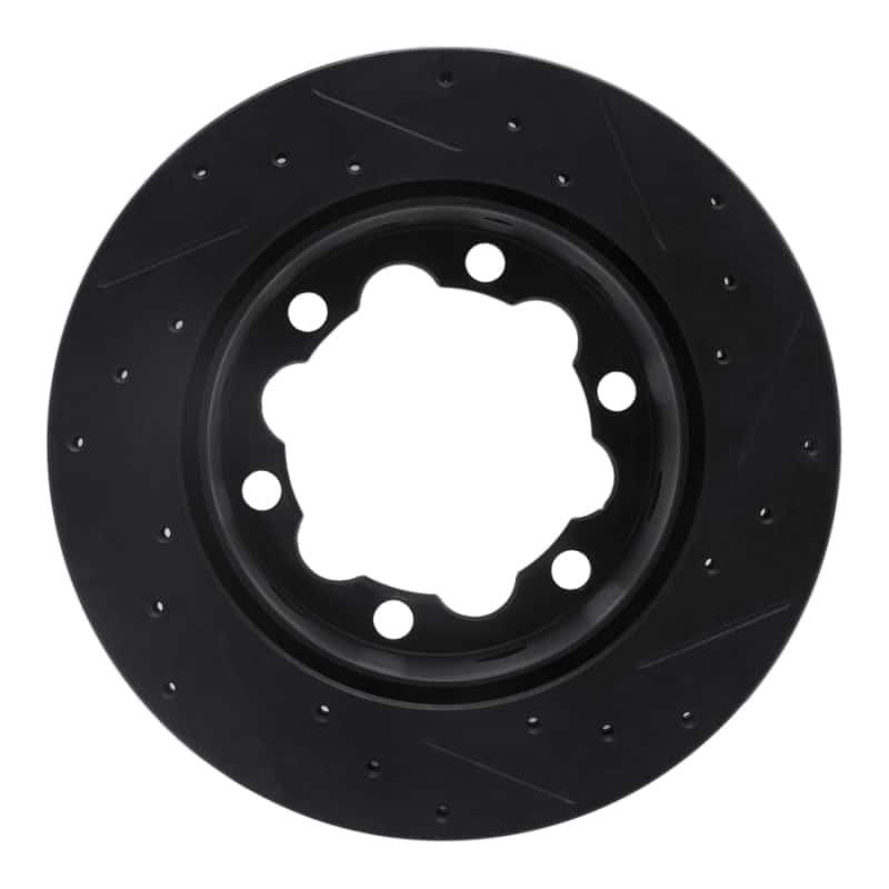 R1 Concepts — R1 02-06 Dodge Sprinter 3500 Rear Left Drilled & Slotted Black Brake Rotor
R1 Brake Rotor Drill - view 5