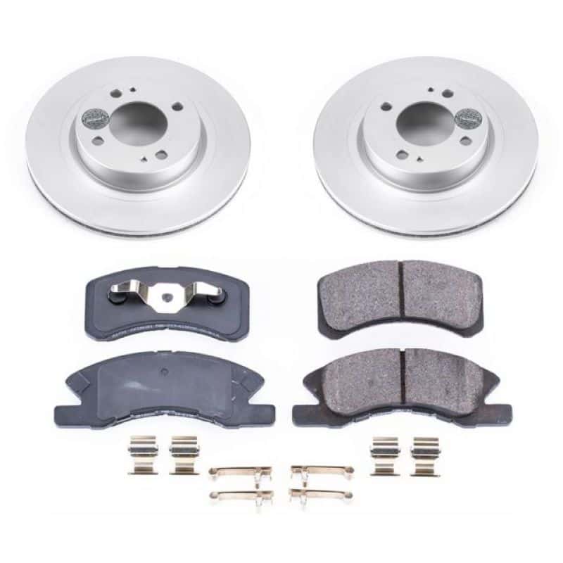 PowerStop — Power Stop 17-18 Mitsubishi Mirage Front Z17 Evolution Geomet Coated Brake Kit - view 1
