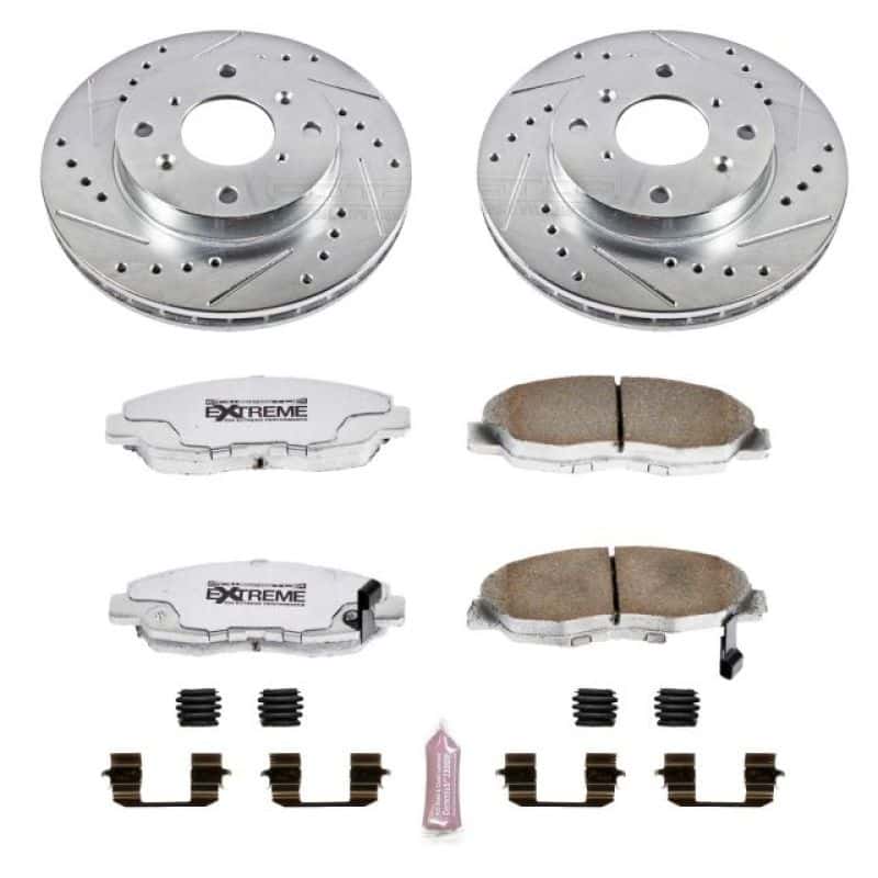PowerStop — Power Stop 98-99 Acura CL Front Z26 Street Warrior Brake Kit - view 1