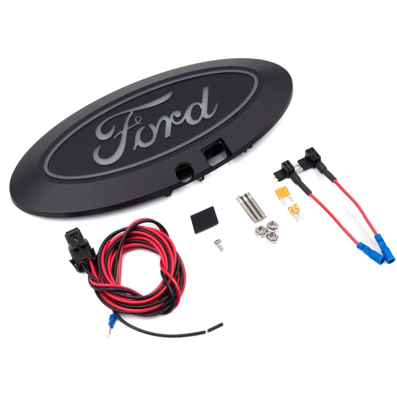 Putco — Putco 2023 Ford F-150 Front Luminix Ford LED Emblem - w/Camera CutOut w/o Spray Washer - view 3