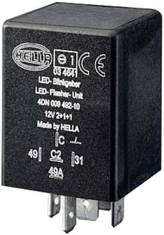 Hella — Hella Flasher Unit Led 12V 2+1+1
Flasher, 5 pin, 12 V - view 2