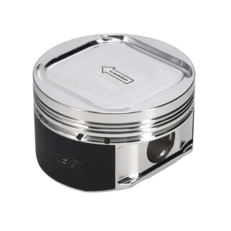 Manley Performance — Manley 98+ Subaru WRX (EJ205) 75mm STD Stroke 92.5mm +0.5mm Bore 8.5:1 Dish Piston Set with Rings
Piston Set - view 4