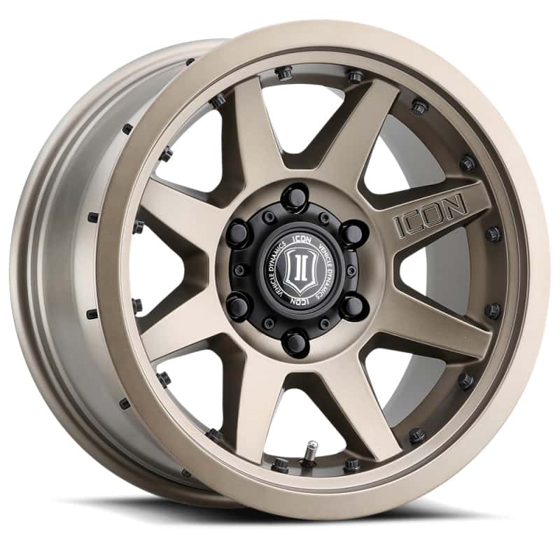ICON — ICON Rebound Pro 17x8.5 5x5 -6mm Offset 4.5in BS 71.5mm Bore Bronze Wheel
REBOUND PRO WHEEL - view 3