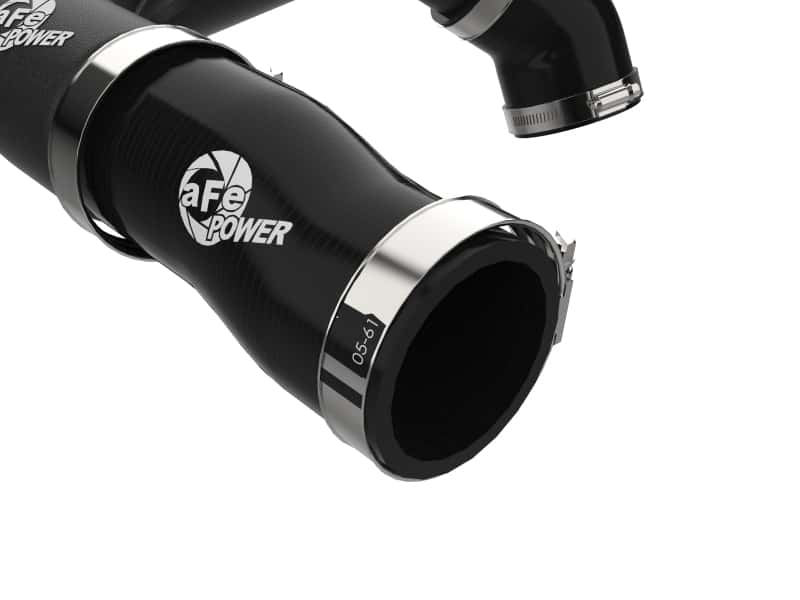 aFe — aFe 2024+ Jeep Wrangler JL L4-2.0L (t) BladeRunner 2-1/2in Aluminum Hot Charge Pipe - Black
Hot Charge Pipe - view 4