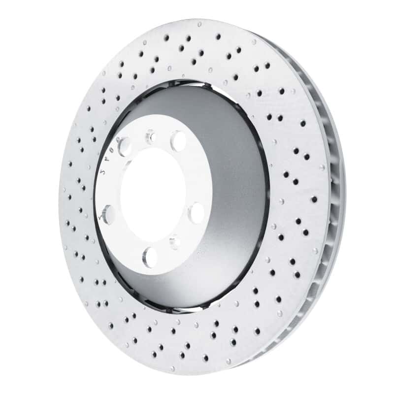 DFC — DFC 13-19 Porsche 911 Left Front Drilled Hi-Carbon Alloy Geomet Coated Rotor
DFC Brake Rotor - view 2