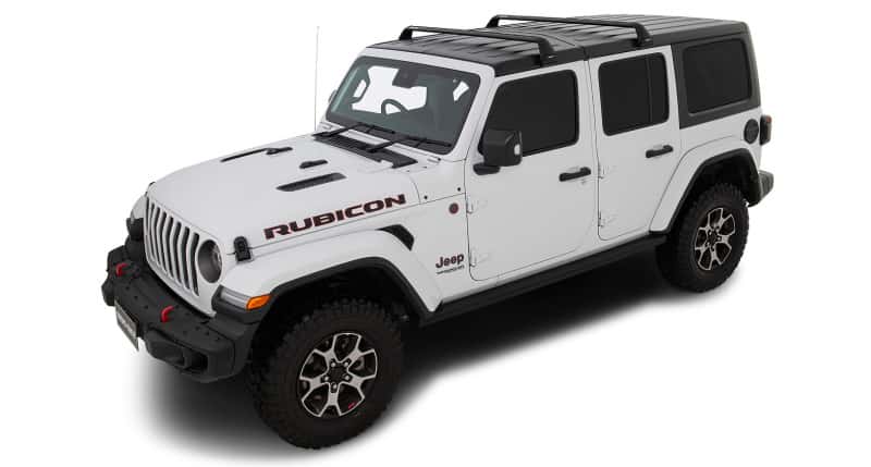 Rhino-Rack — Rhino-Rack 07-22 Jeep Wrangler JK/JL 4 Door Hard Top Vortex SG 2 Bar Roof Rack - Black
Roof Rack - view 6