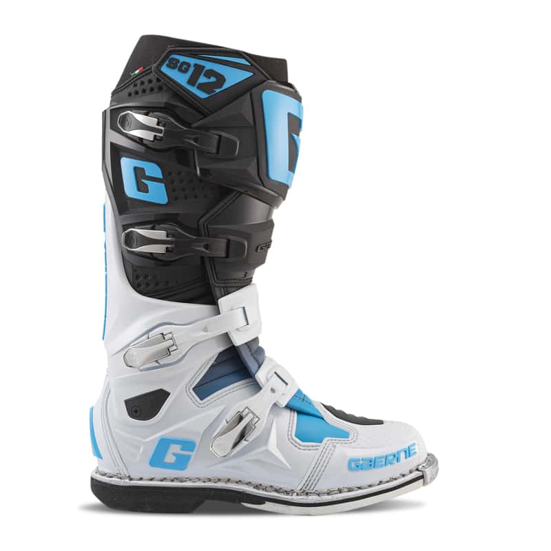 Gaerne — Gaerne SG12 Limited Edition Boot Black/White/Carolina Blue - Size 13 - view 2