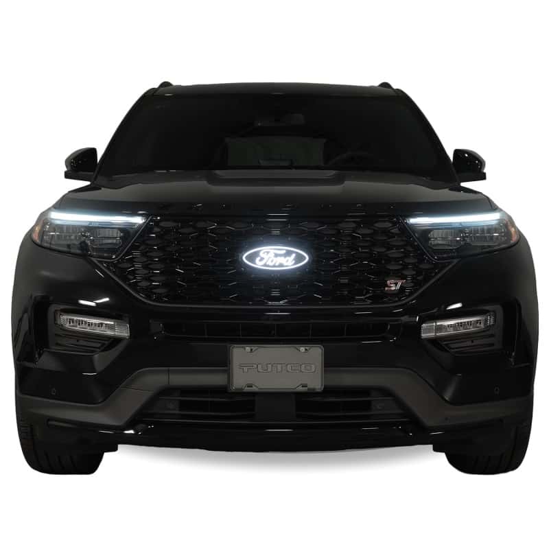 Putco — Putco 2024 Ford Explorer Luminix Front Grille Ford LED Emblem - view 3