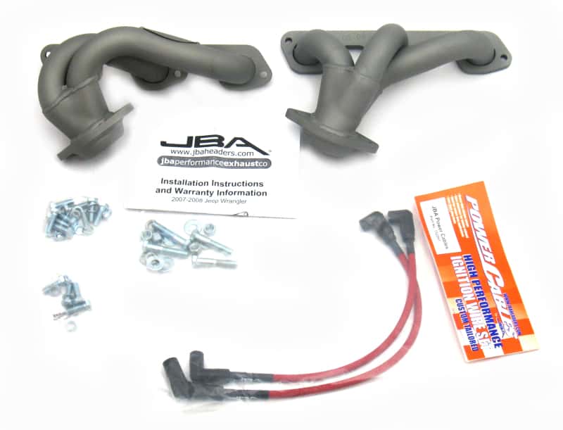 JBA — JBA 07-11 Jeep 3.8L V6 1-1/2in Primary Ti Ctd Cat4Ward Header
Exhaust Header - view 1