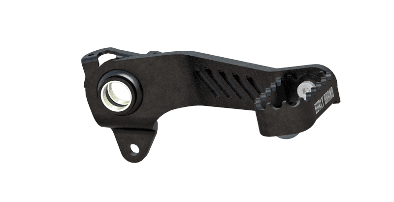 Burly Brand — Burly Brand MX Style Brake Pedal - Black - view 2