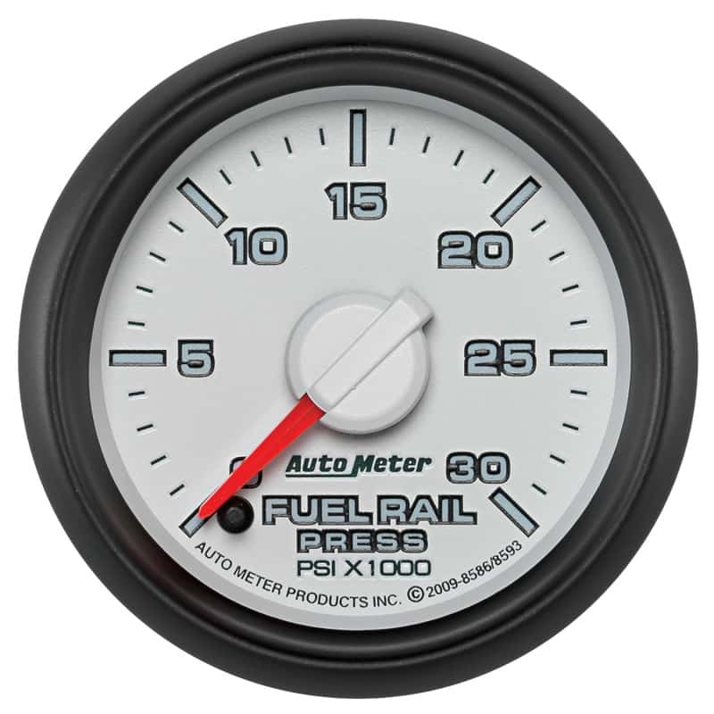 AutoMeter — Autometer Factory Match Diesel Fuel Rail Pressure Gauge 52.4mm 0-30K PSI SE, Cummins 6.7 L, Dodge
2" RAIL PRESS, 0-30K - view 1