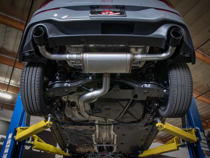 aFe — aFe Gemini XV 3in to 2 1/2in 304 SS Cat-Back Exhaust 22-23 Volkswagen GTI (MK8) 2.0L w/ Black Tips
Cat-Back Exhaust - view 7