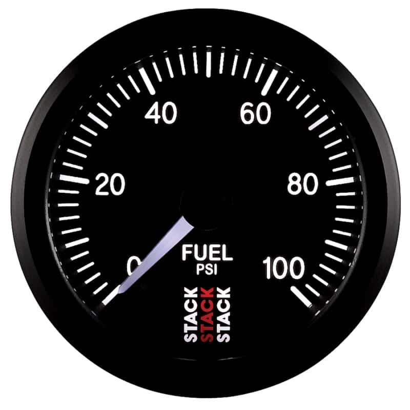 AutoMeter — Autometer Stack 52mm 0-100 PSI 1/8in NPTF Male Pro Stepper Motor Fuel Pressure Gauge - Black
Ga FP Stpr Bk 100psi - view 4