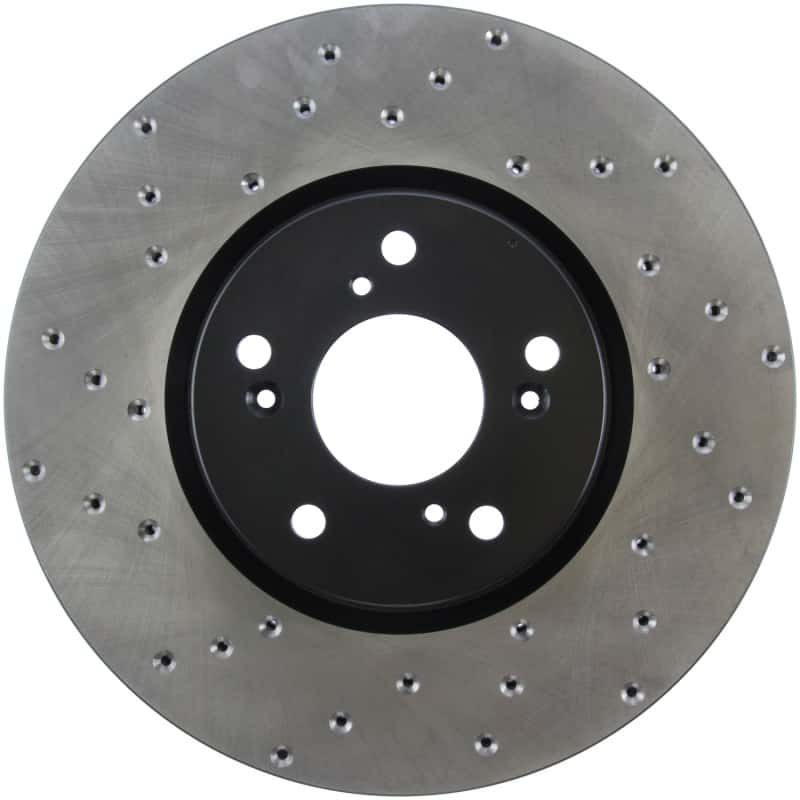 Stoptech — StopTech 04-08 Acura TL/TL-S Brembo Drilled Right Front Rotor
Cross Drilled Rotor - view 1