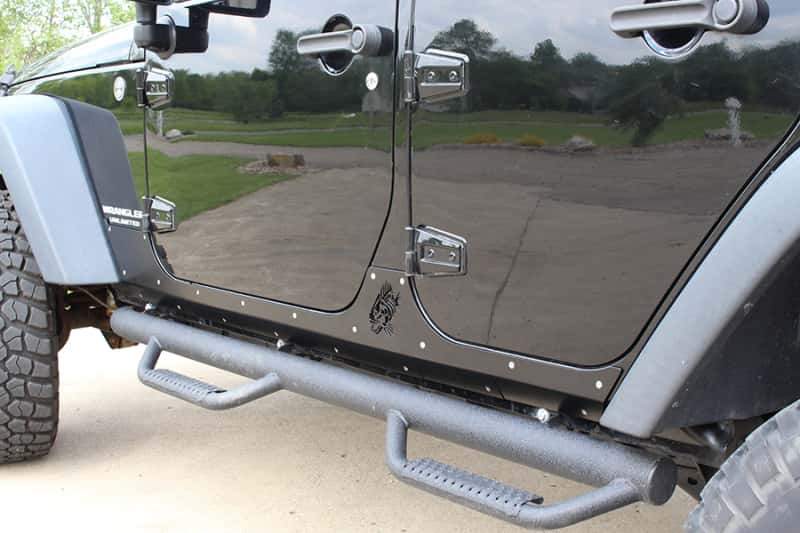 Fishbone Offroad — Fishbone Offroad 07-18 Jeep Wrangler JK 4 Door Rocker Guards Scale Armor - view 4