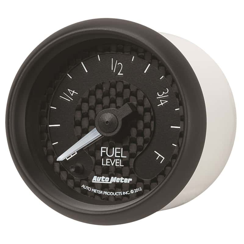 AutoMeter — Autometer GT Series 52mm Full Sweep Electronic 0-280 ohm Fuel Level Programmable Empty-Full Range
2-1/16" FUEL LEVEL, - view 7