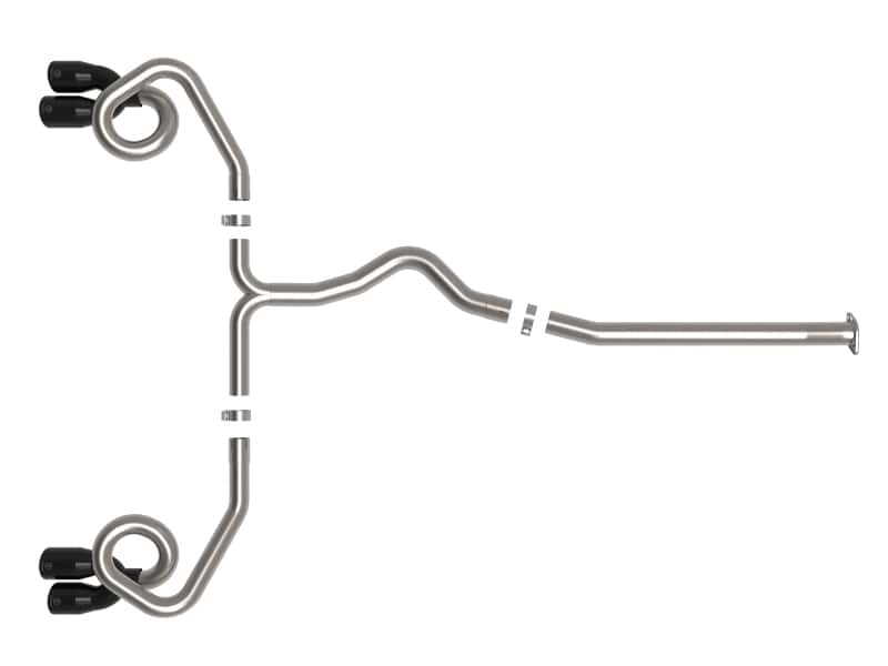 aFe — aFe POWER Takeda 3in to 2-1/2in 304 SS Cat-Back Exhaust w/ Black Tips 22-23 Subaru WRX H4-2.4L (t)
Cat-Back Exhaust - view 2