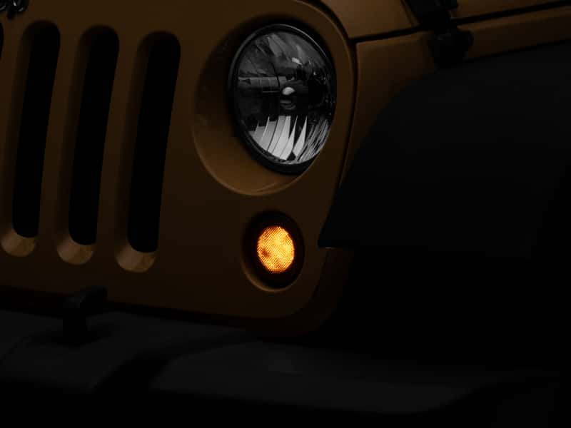 Raxiom — Raxiom 07-18 Jeep Wrangler JK Axial Series LED Turn Signals w/ Halo (Smoked)
Lights - view 8