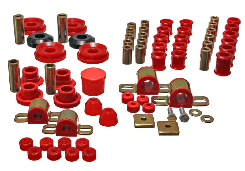 Energy Suspension — Energy Suspension 95-98 Nissan 240SX (S14) Red Hyper-Flex Master Bushing Set
Master Bushing Kit - view 3