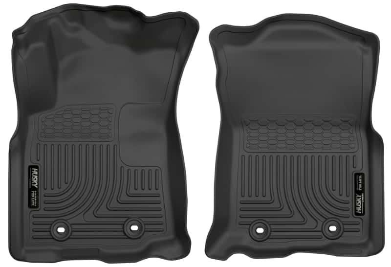 Husky Liners — Husky Liners 2018 Toyota Tacoma Double Cab w/ Standard Trans WeatherBeater Black Front Floor Liners
Floor Liners - view 1