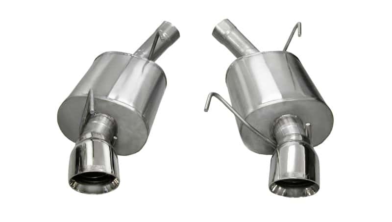 CORSA Performance — Corsa 2005-2010 Ford Mustang Shelby GT500 5.4L V8 Polished Sport Axle-Back Exhaust
Exhaust - view 1