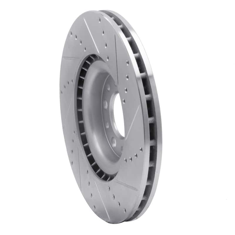 R1 Concepts — R1 2017-2025 Alfa Romeo Stelvio Front Left Drilled & Slotted Silver Brake Rotor
R1 Brake Rotor Drill - view 4