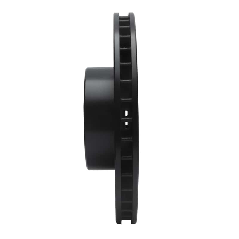 R1 Concepts — R1 00-03 BMW 530I Front Right Drilled & Slotted Black Brake Rotor
R1 Brake Rotor Drill - view 3