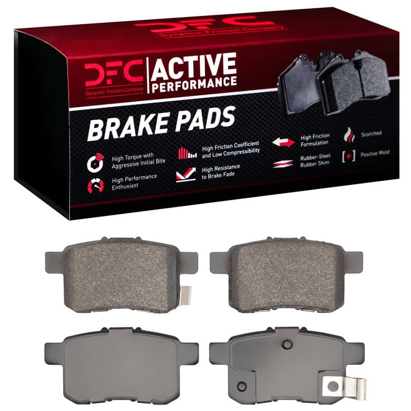 DFC — DFC 08-17 Acura TSX Rear Active Performance Pads - Low Metallic
DFC Brake Pad Set - view 1