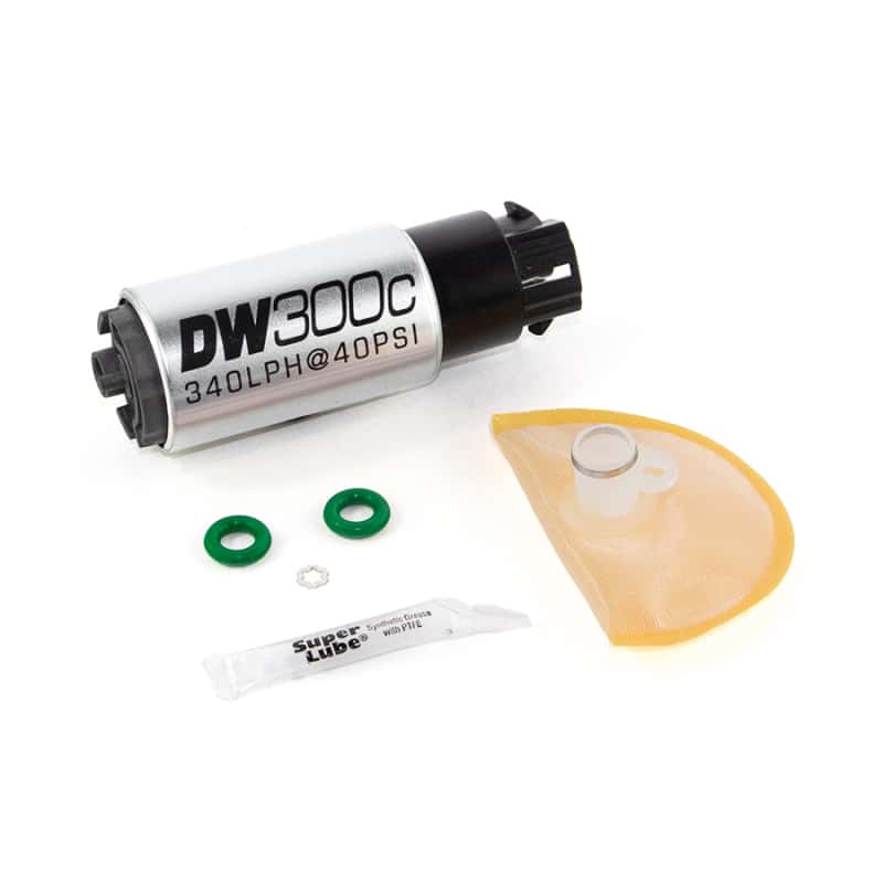 DeatschWerks — DeatschWerks 340lph DW300C Compact Fuel Pump w/ 08-14 WRX/ 08-15 STI Set Up Kit (w/ Mounting Clips) - view 2