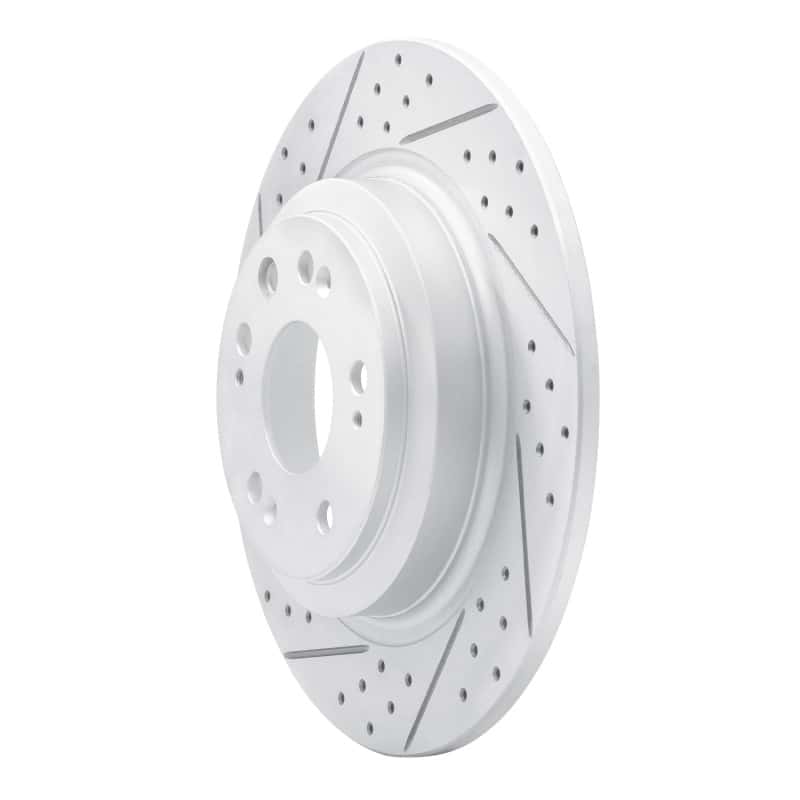 R1 Concepts — R1 09-14 Acura Tl Rear Left Drilled & Slotted Geo-Carbon Rotor - view 2